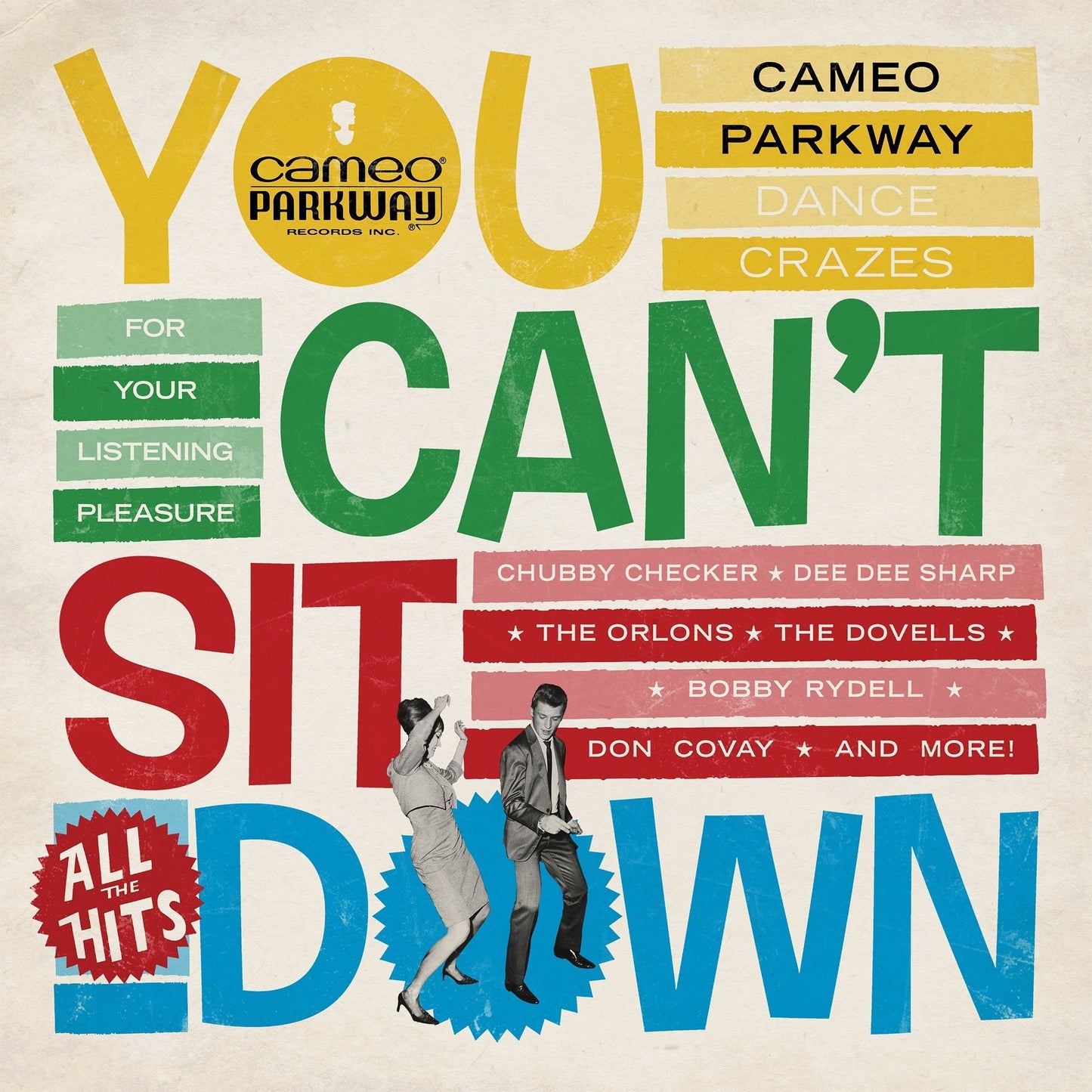 Various Artits - You Can't Sit Down: Cameo Parkway Dance Crazes Coloured Vinyl 2LP RSD 2021