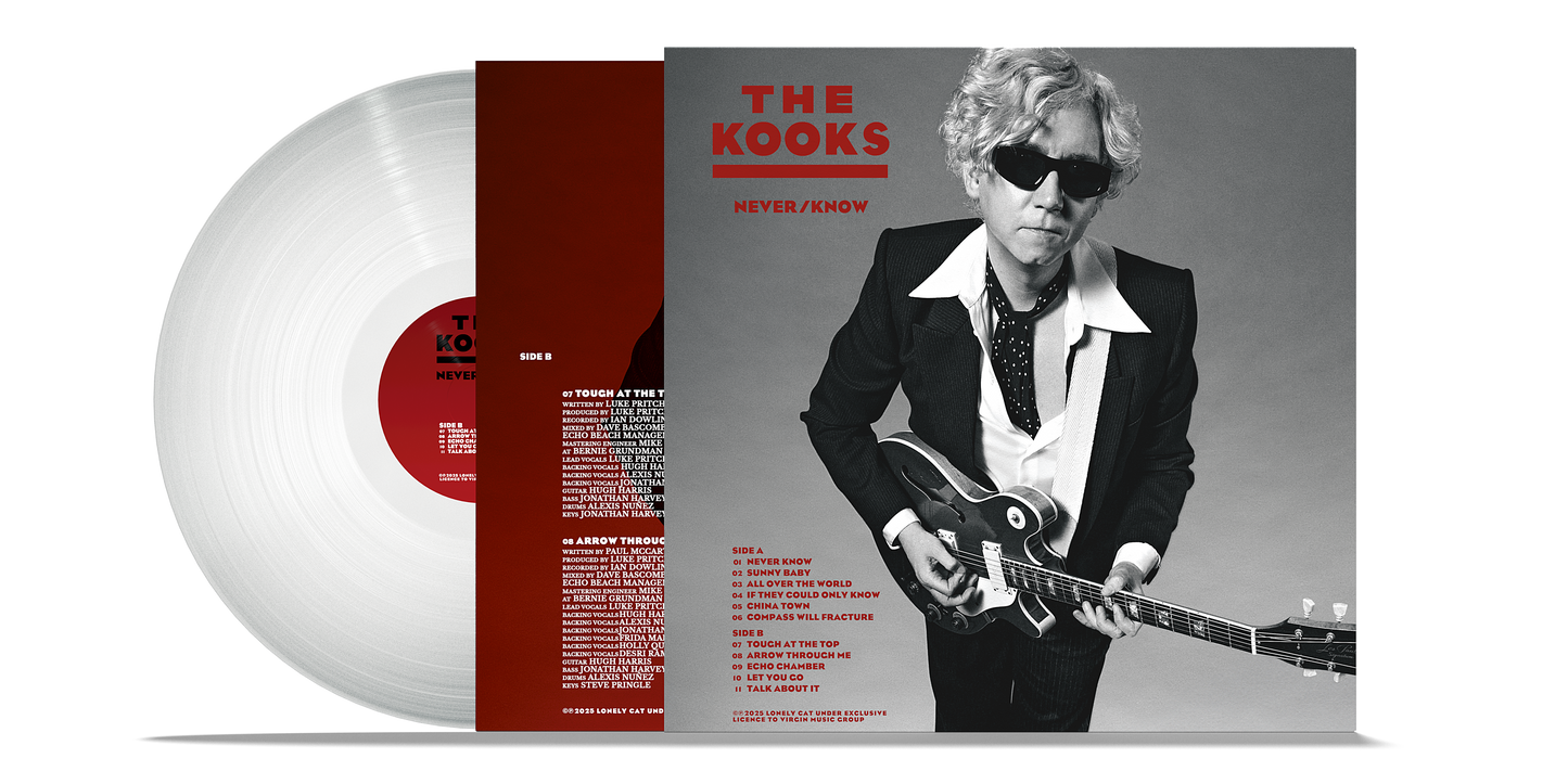 Kooks - Never/Know Indies Clear Vinyl LP