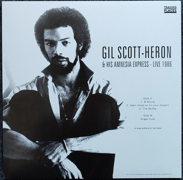 Gil Scott-Heron And His Amnesia Express – Live 1986 White Vinyl LP