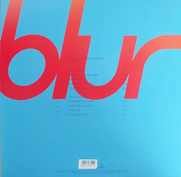 Blur - The Ballad Of Darren Black Vinyl LP