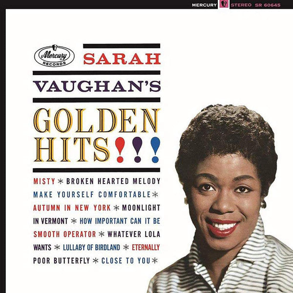 Sarah Vaughan – Sarah Vaughan's Golden Hits - VINYL LP
