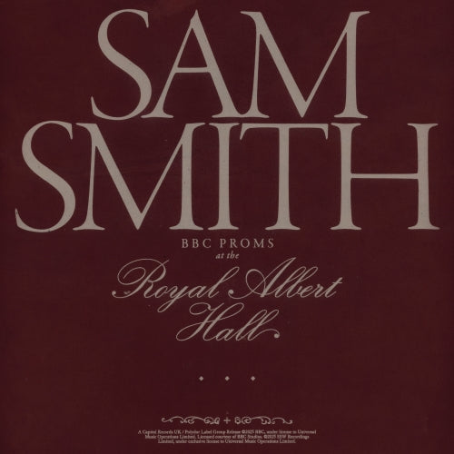 Sam Smith - BBC Proms At The Royal Albert Hall - VINYL LP - NEW (RSD25)