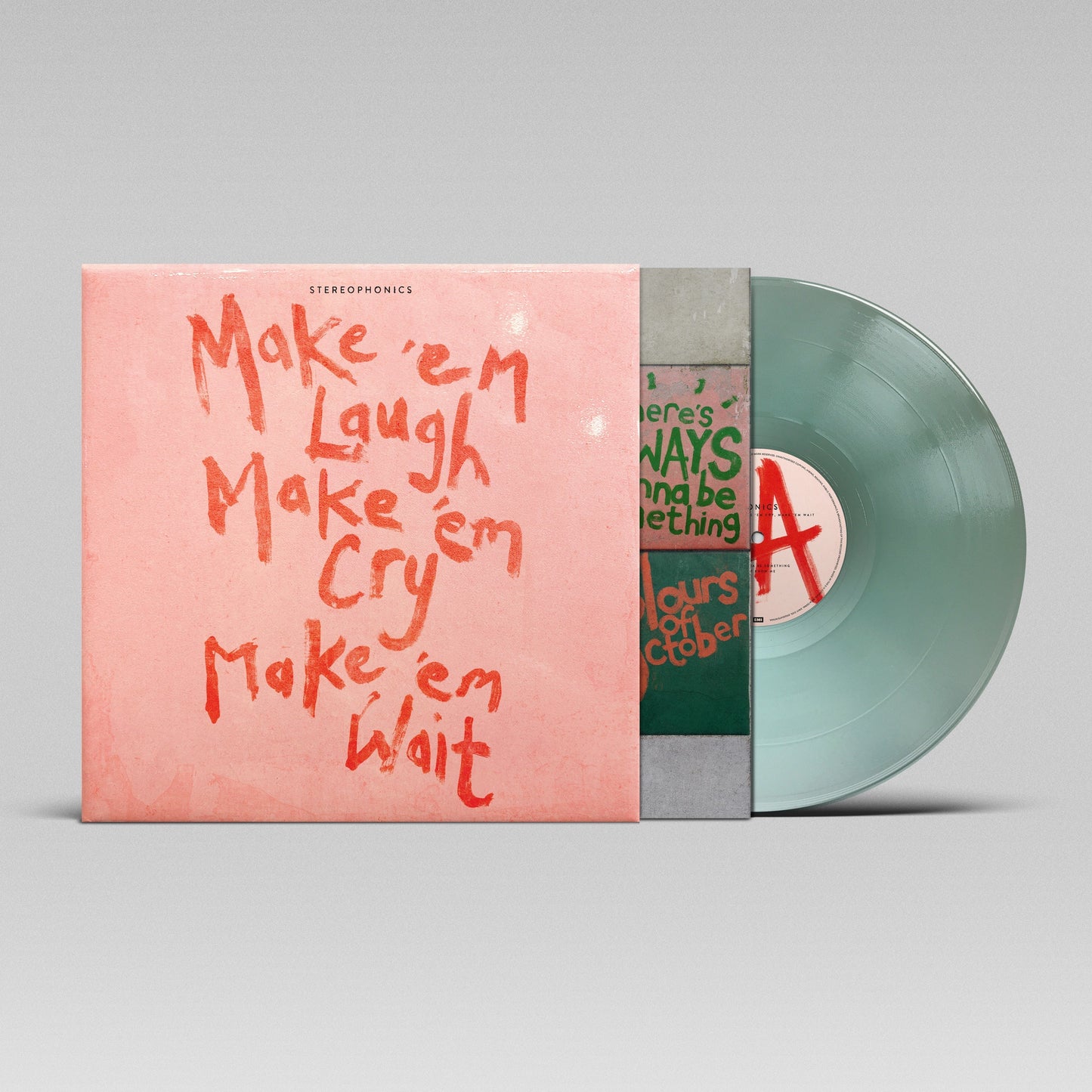 Stereophonics - Make 'Em Laugh, Make 'Em Cry, Make 'Em Wait Indie Exclusive Coke Bottle Green Vinyl LP