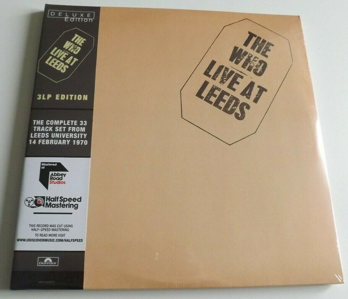 The Who – Live At Leeds - 3 x 180 GRAM VINYL LP SET HALF SPEED MASTER DELUXE - NEW