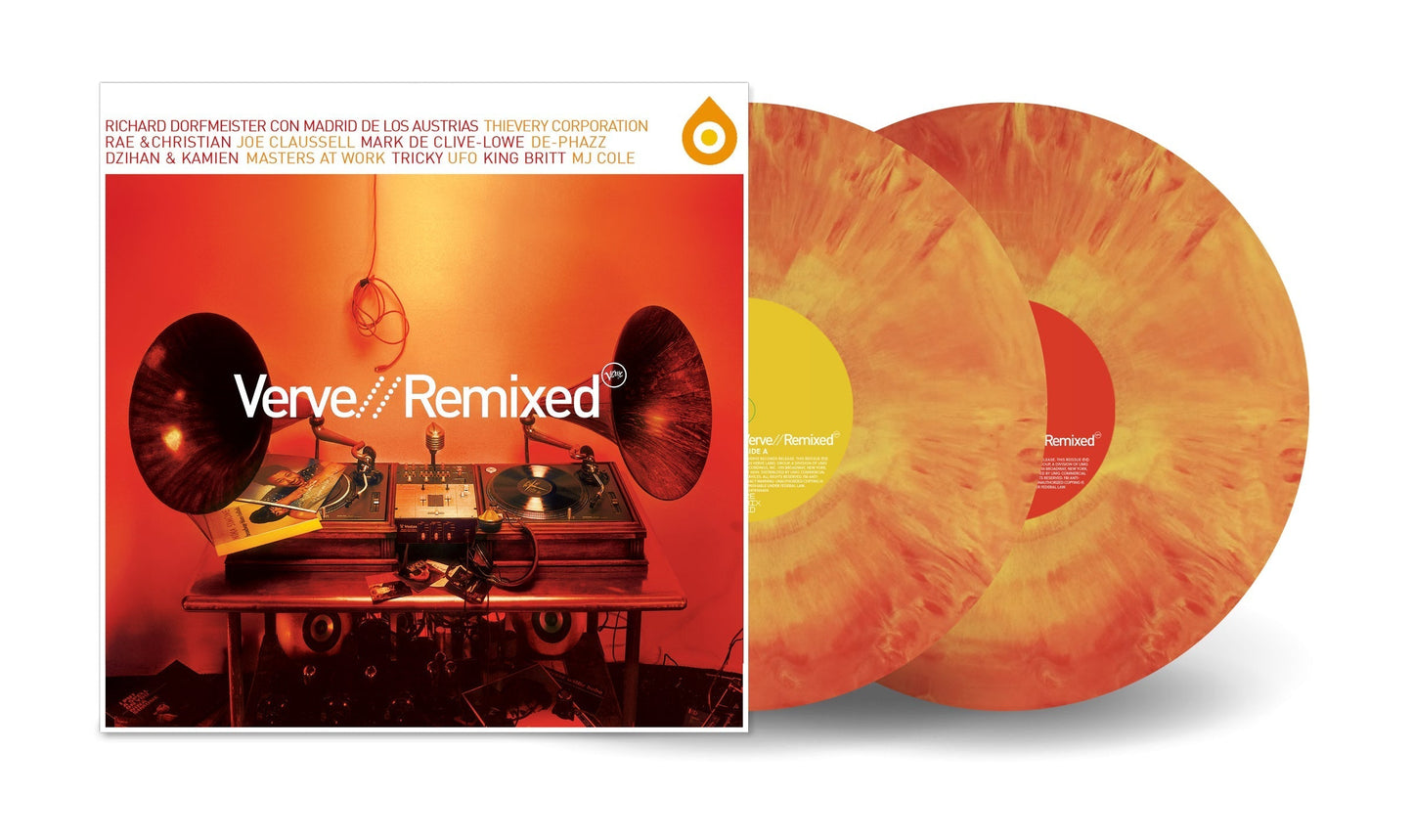 Verve Remixed - Various Orange Vinyl 2LP
