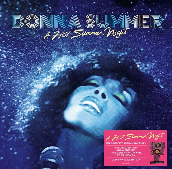 Donna Summer - A Hot Summer Night (40th Anniversary Edition) Clear Vinyl 2LP RSD 2023