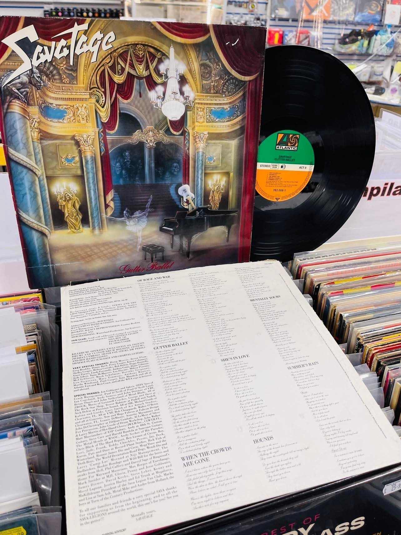 Savatage – Gutter Ballet VINYL LP