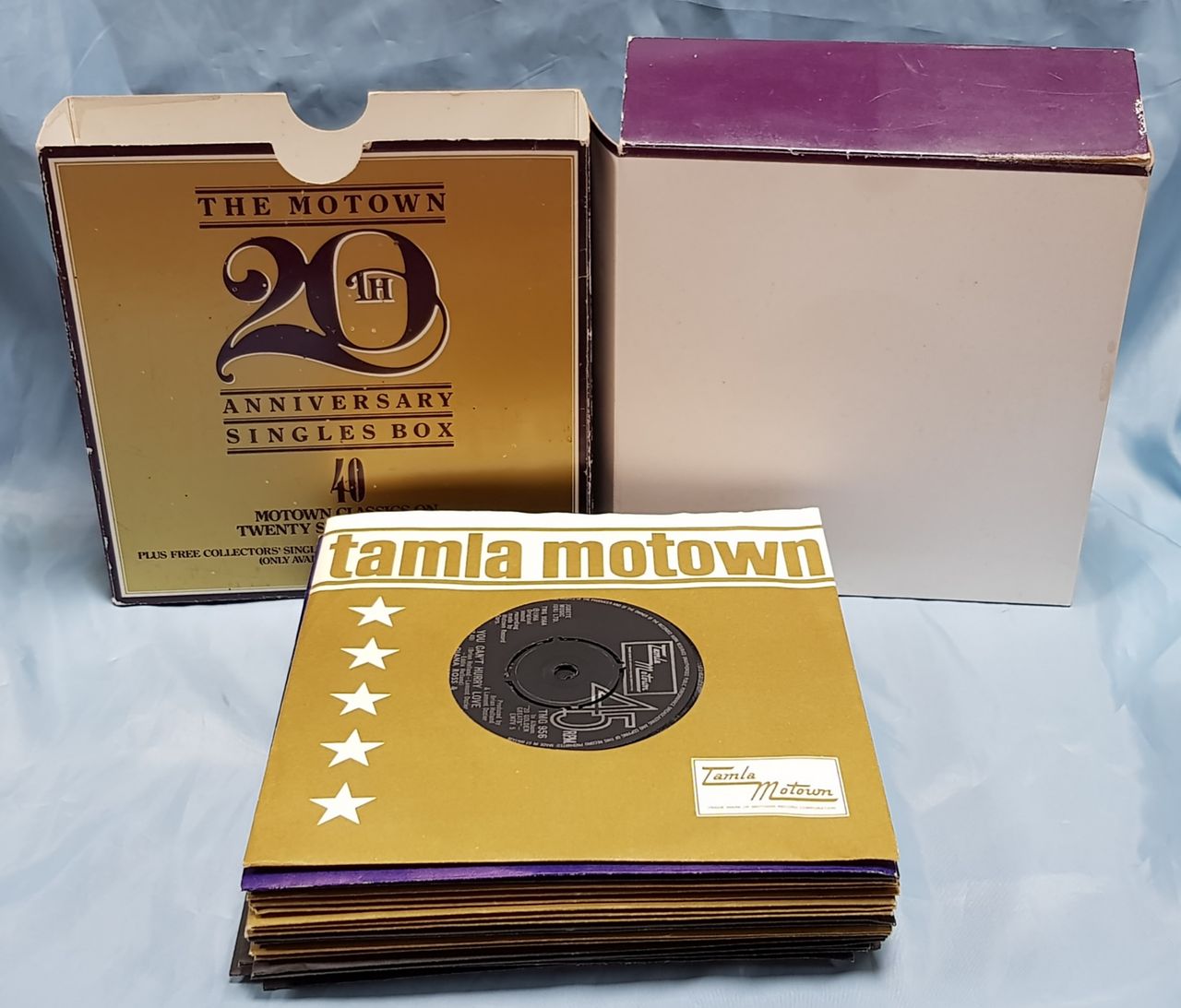 Tamla Motown The Motown 20th Anniversary Singles Box UK 7" box set