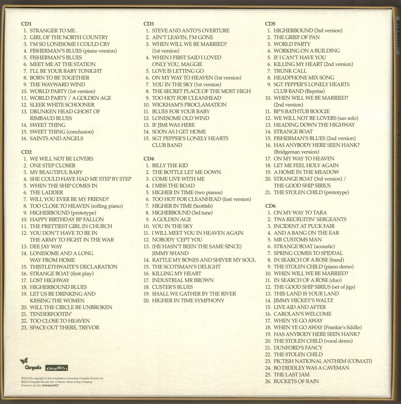 The Waterboys Fisherman's Box: The Complete Fisherman's Blues - 7-CD + 1-LP UK Box set