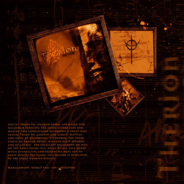 Therion – Vovin - VINYL LP - Limited Edition in Gatefold Cover