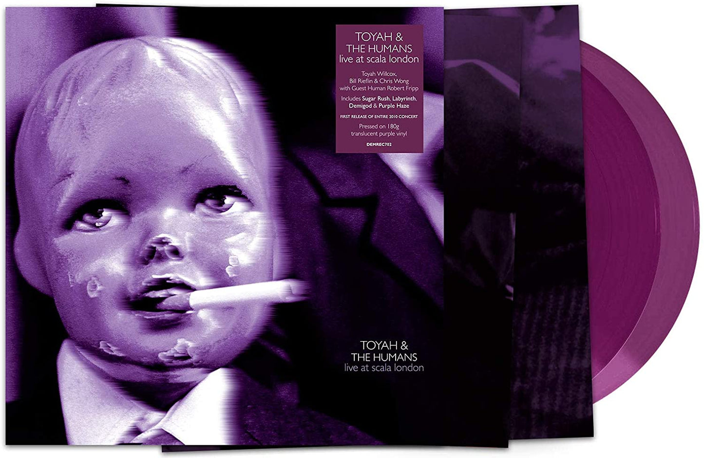 Toyah & The Humans – Live At Scala London - 2 x PURPLE COLOURED VINYL 180 GRAM LP SET