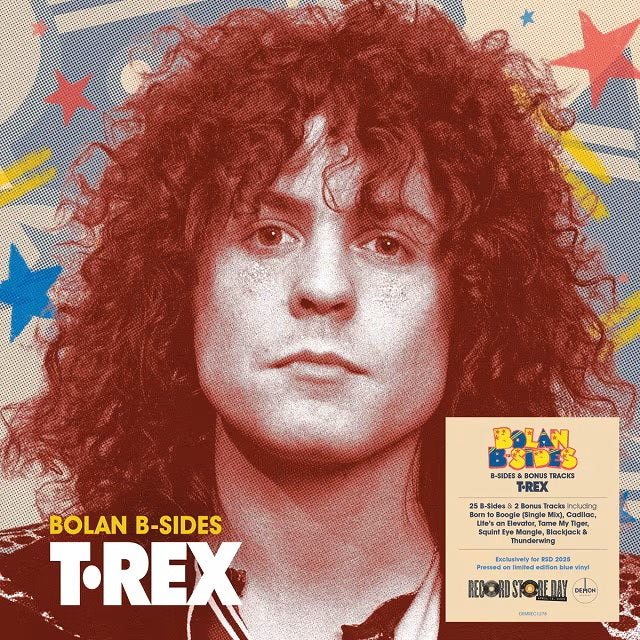 T. Rex - Bolan B-Sides (140g Translucent Blue vinyl) - VINYL LP - NEW (RSD25)