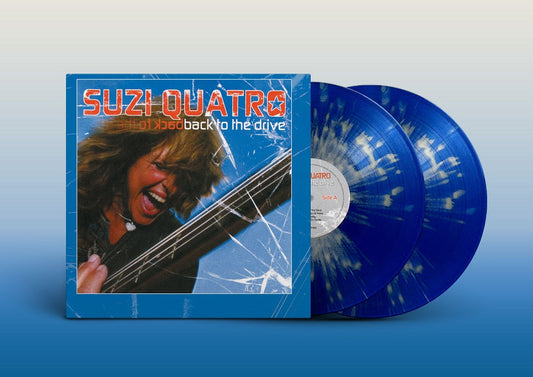 Suzi Quatro Back To The Drive Vinyl LP Transparent Blue and White Splatter RSD 2023