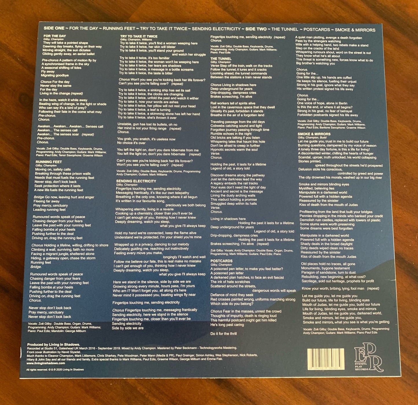 Living In Shadows - Living In Shadows Vinyl LP