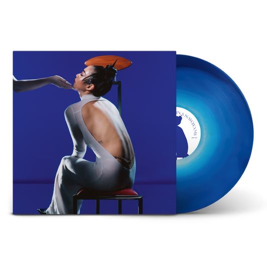 Rina Sawayama Hold The Girl Vinyl LP Opaque White & Cobalt Blue Mix Colour 2023
