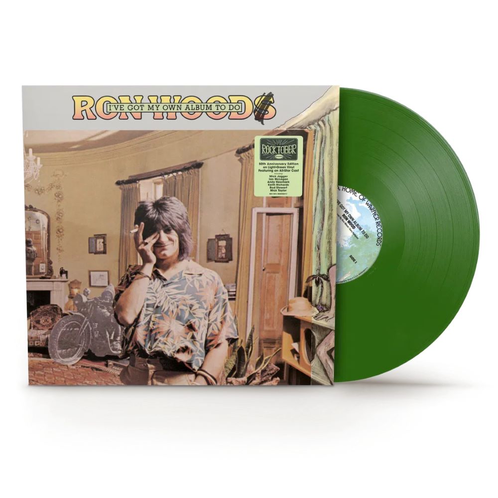 Ron Wood I've Got My Own Album To Do 50th Anniversary Vinyl LP Green Colour Rocktober 2024