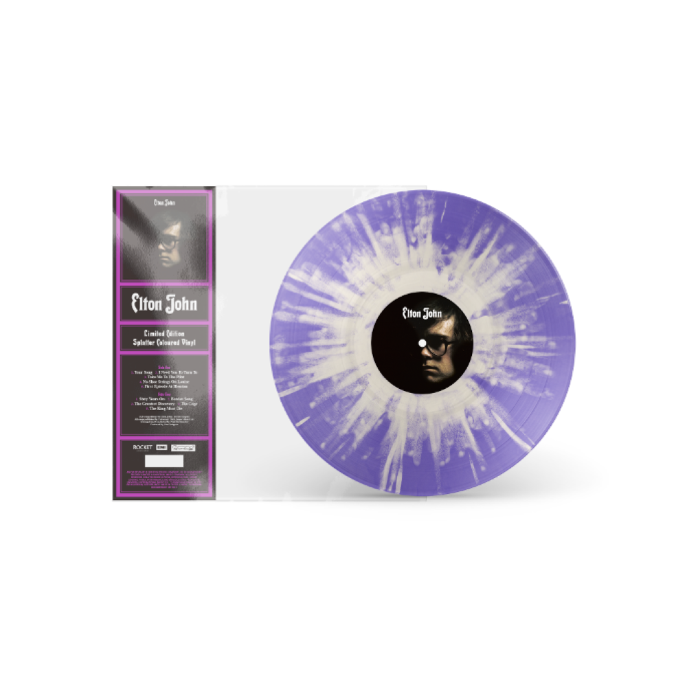 Elton John (Self Titled) Vinyl LP Splatter Colour 2024