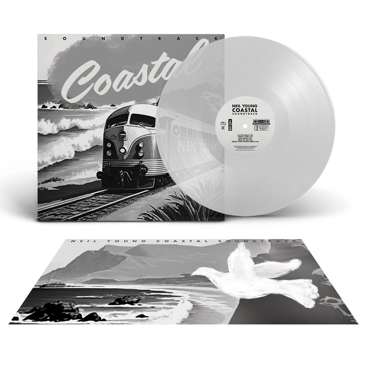 Neil Young - Coastal:The Soundtrack Ltd Clear Vinyl LP