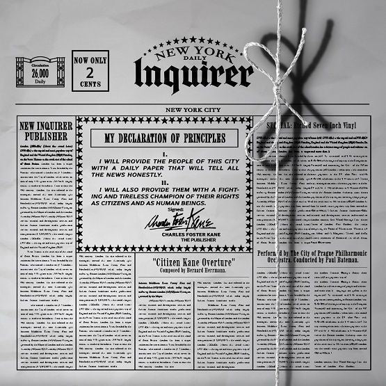 OST - Citizen Kane Etched 7" Vinyl Numbered RSD 2021