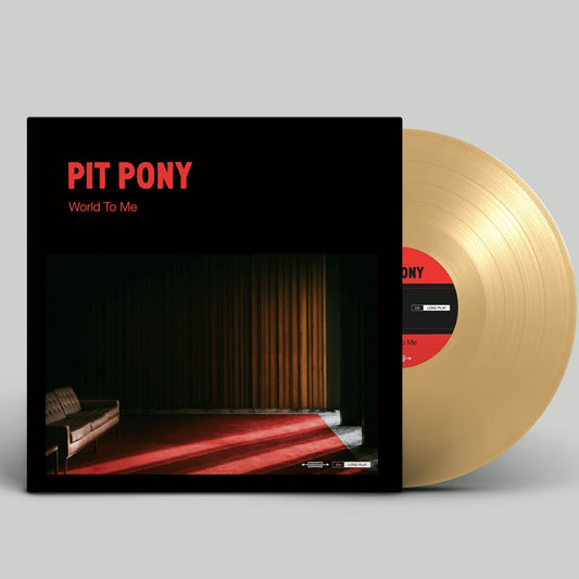 Pit Pony - World To Me Indies Limited Gold Vinyl LP & Origami Pony!