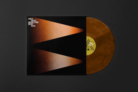 Public Service Broadcasting - Bright Magic Ltd Gatefold Orange & Black Marbled Vinyl LP