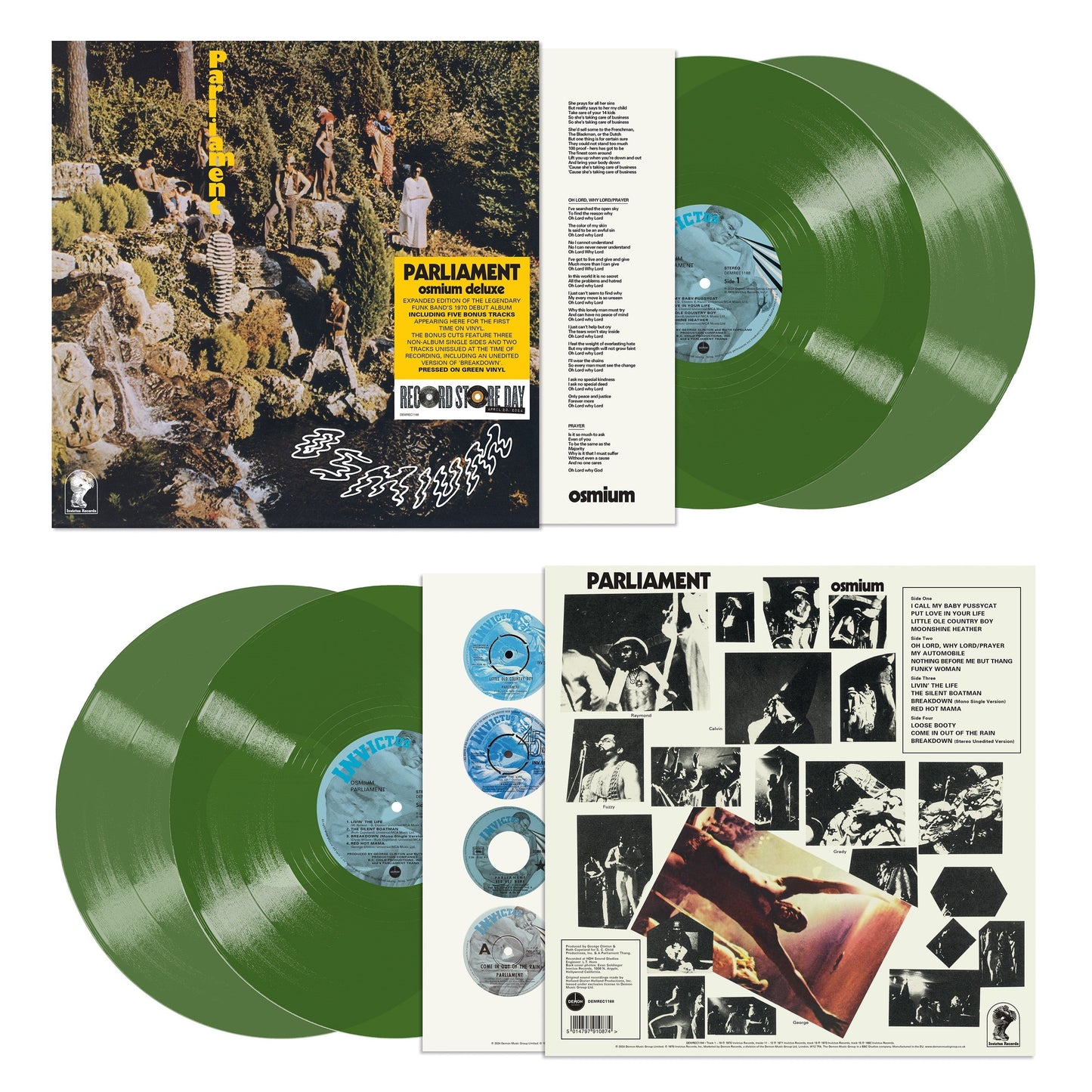 PARLIAMENT - Osmium Deluxe Edition (RSD 2024) - 2 LP - 140g Green Vinyl  [RSD 2024]