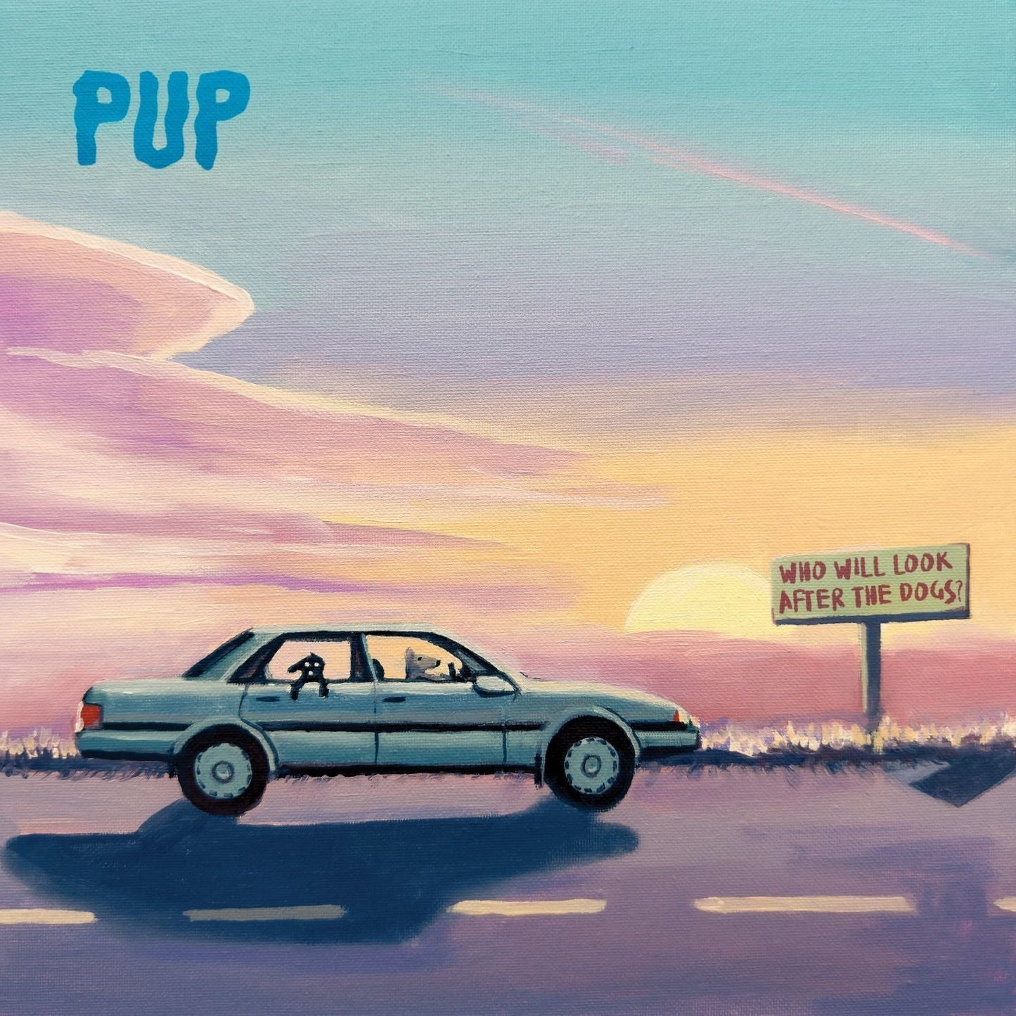 Pup - Who Will Look After The Dogs Purple Smoke With Orange And Pink Splatter Vinyl LP