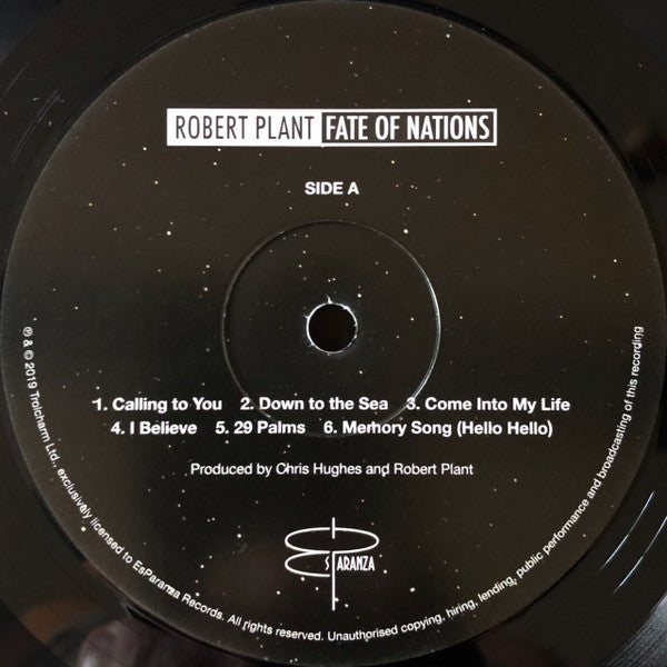 Robert Plant – Fate Of Nations - VINYL LP