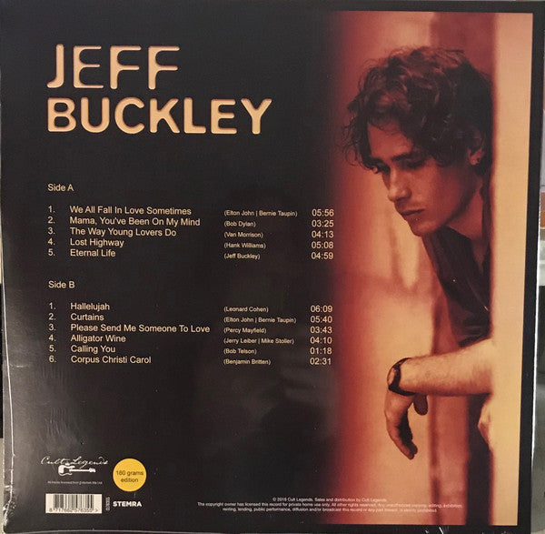 Jeff Buckley – Dreams Of The Way We Were 1992 Vinyl LP