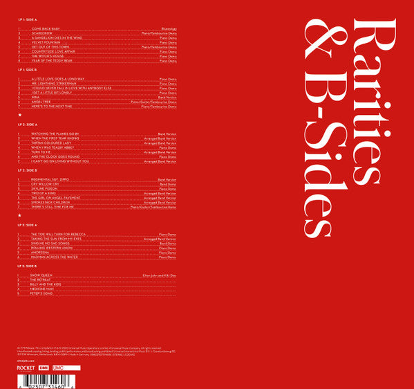 Elton John – Jewel Box : Rarities & B-Sides - 3 x VINYL LP SET