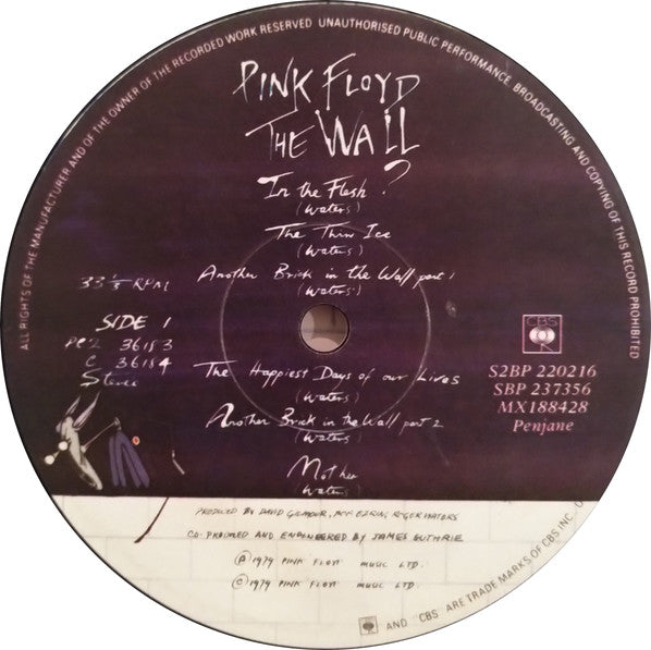 Pink Floyd – The Wall - 2 x VINYL LP SET ORIGINAL AUSTRALIAN 1979 - 1st ISSUE