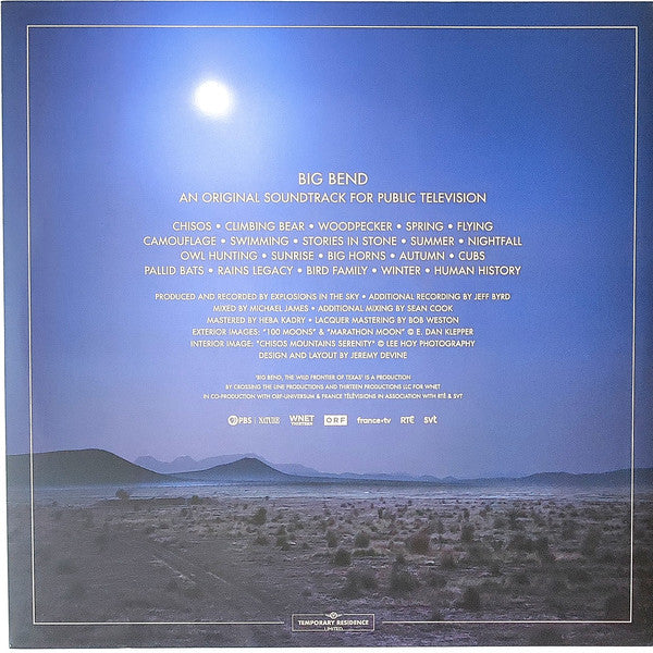 Explosions In The Sky - Big Bend OST Blue Sky Vinyl 2LP