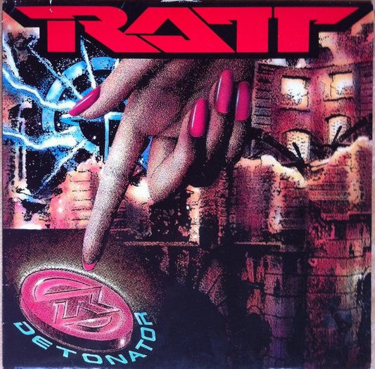 Ratt – Detonator - VINYL LP,  ORIGINAL 1990 ISSUE