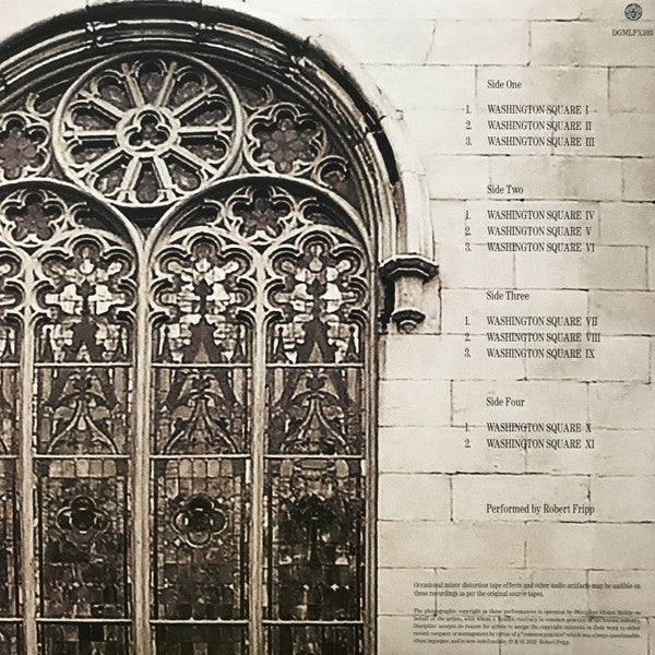 Robert Fripp - Washington Square Vinyl 2LP