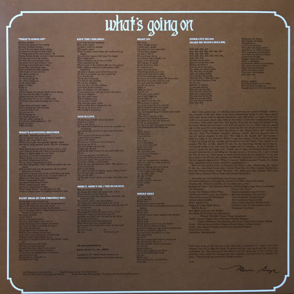 Marvin Gaye - What's Going On? Vinyl LP
