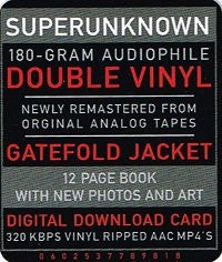 Soundgarden – Superunknown - 2 x VINYL LP SET