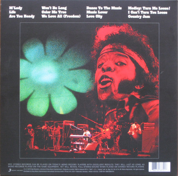 Sly And The Family Stone – Live At The Fillmore East - 2 x RED / GREEN COLOURED VINYL LP