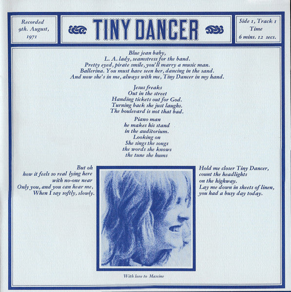 Elton John – Madman Across The Water - ORIGINAL VINYL LP