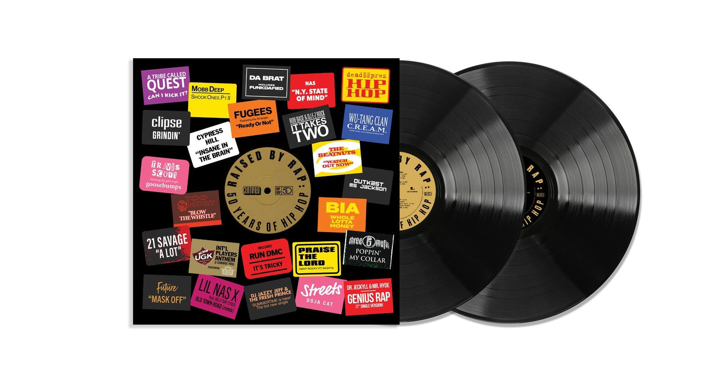 Raised By Rap: 50 Years of Hip-Hop Vinyl 2LP