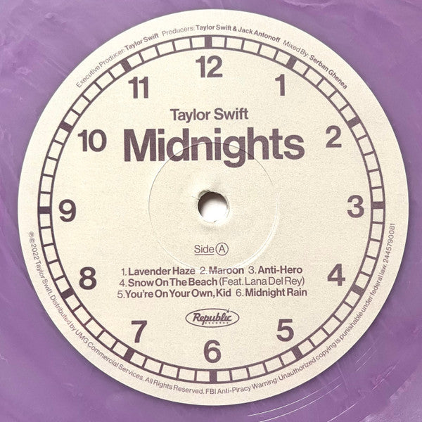 Taylor Swift – Midnights - LAVENDER MARBLED COLOURED VINYL LP
