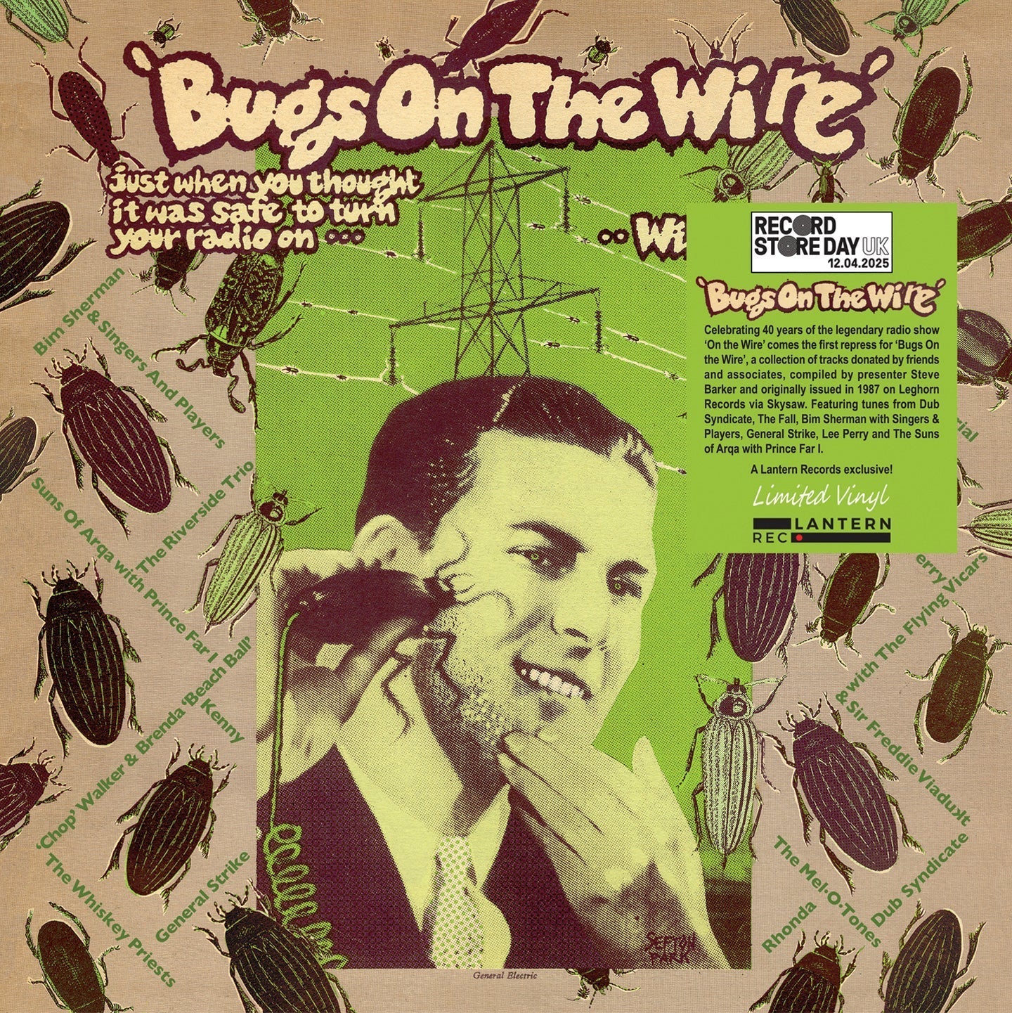 Various Artists - Bugs On The Wire - 1LP - Black Vinyl  [Record Store Day 2025]