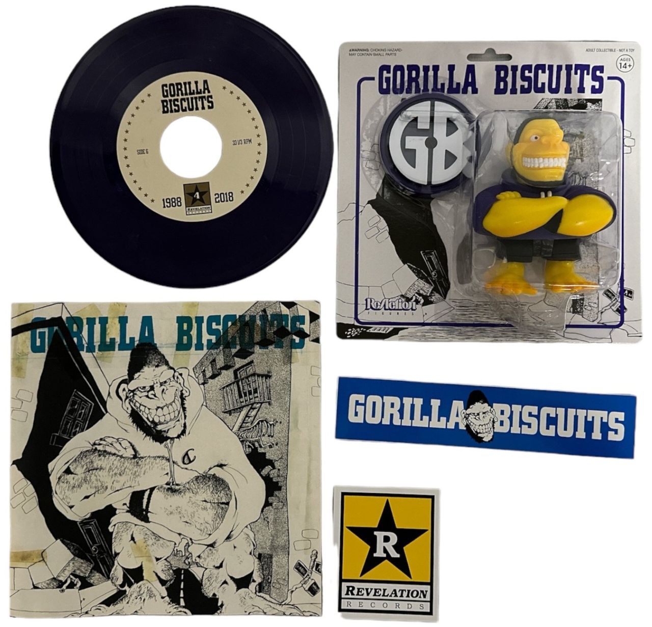 Gorilla Biscuits Gorilla Biscuits 1988-2018 - Purple Vinyl + Toy US 7" box set
