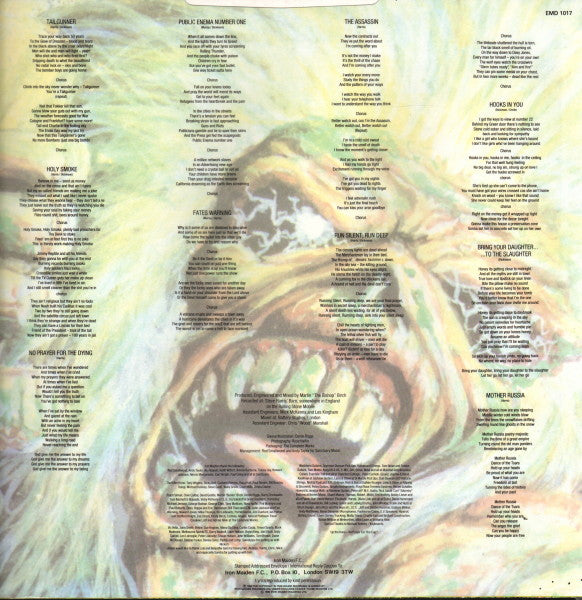 Iron Maiden – No Prayer For The Dying - VINYL LP