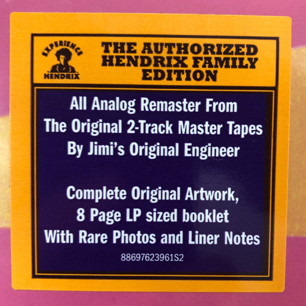 The Jimi Hendrix Experience ‎– Axis: Bold As Love - 180 GRAM VINYL LP USA ISSUE