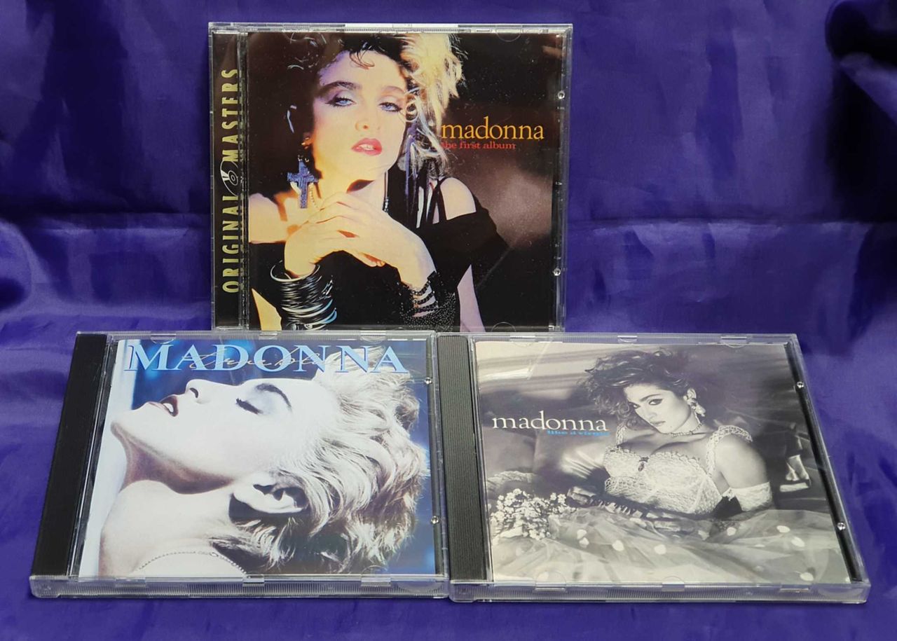 Madonna 3 For One - pink slipcase Australian Box set