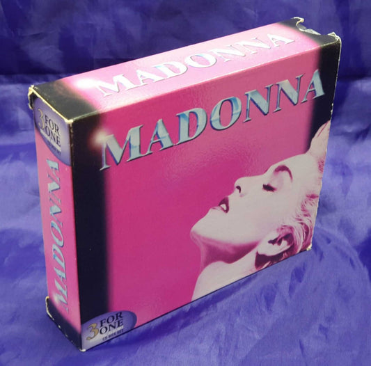 Madonna 3 For One - pink slipcase Australian Box set