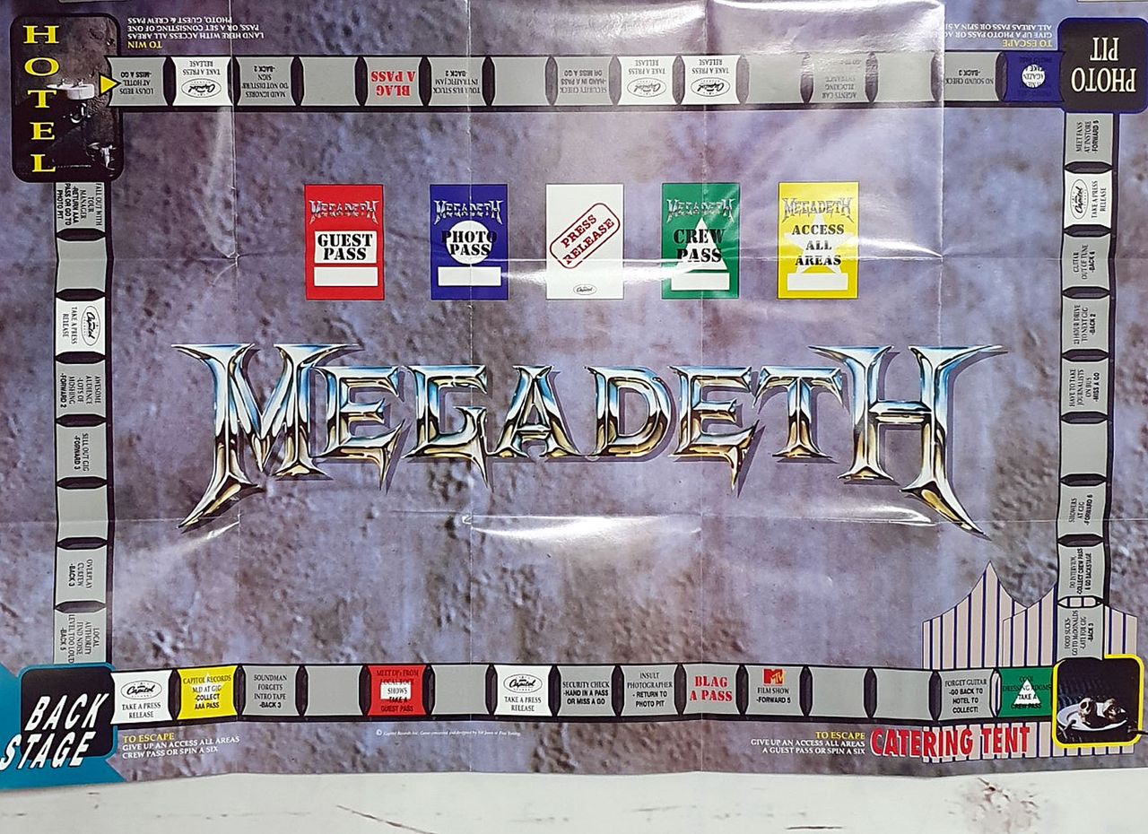 Megadeth Skin O'my Teeth - Complete Game Set UK Box set