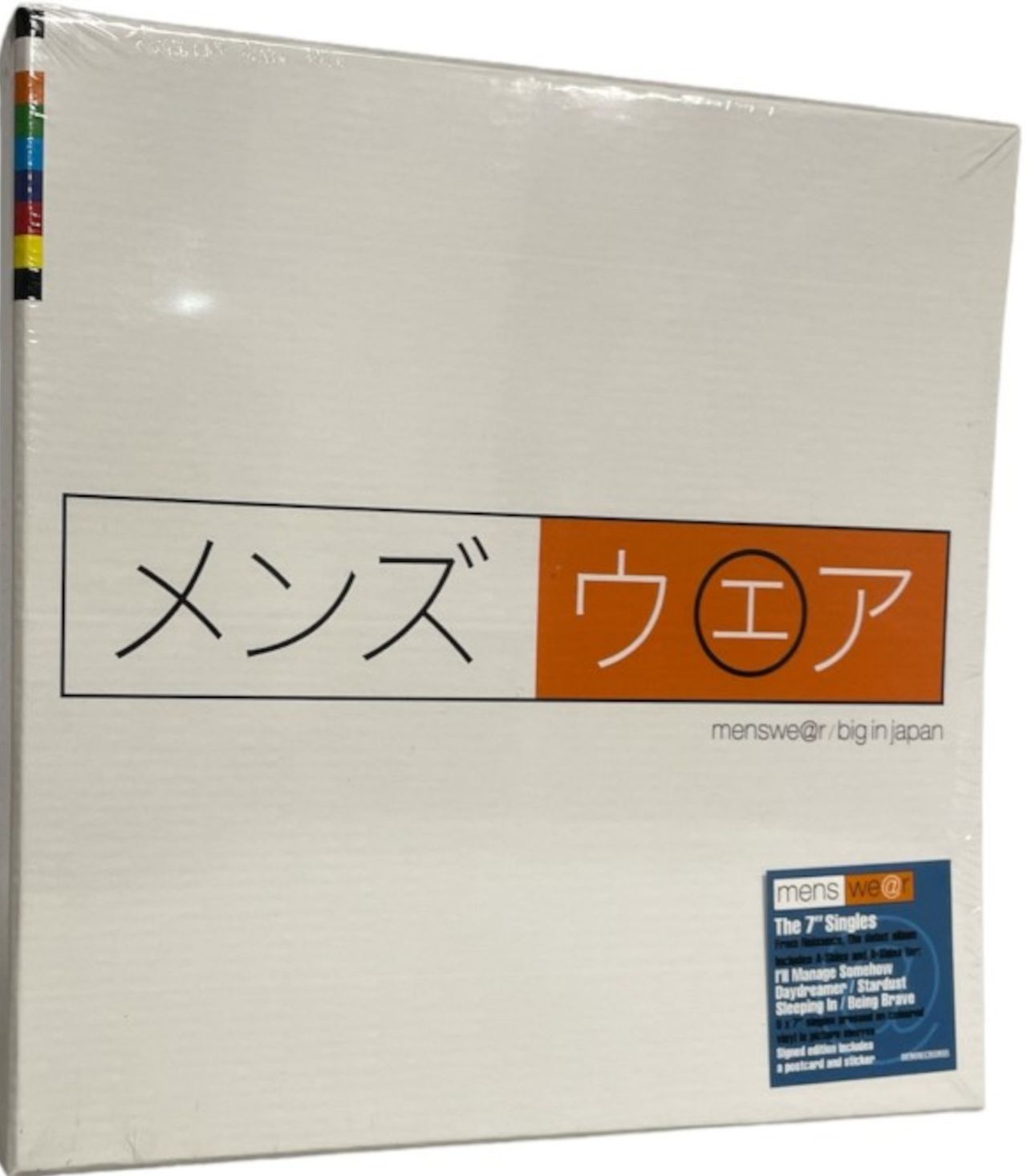 Menswear Big In Japan - 5 x 7" Box Set + Signed Photograph - Sealed UK 7" box set