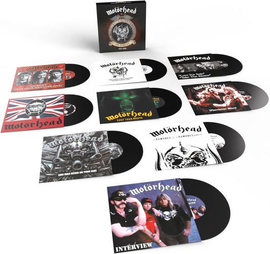 Motorhead We Take No Prisoners | The Singles 1995-2006 - Deluxe Edition 9 x 7-inch Box Set - Sealed UK 7" box set