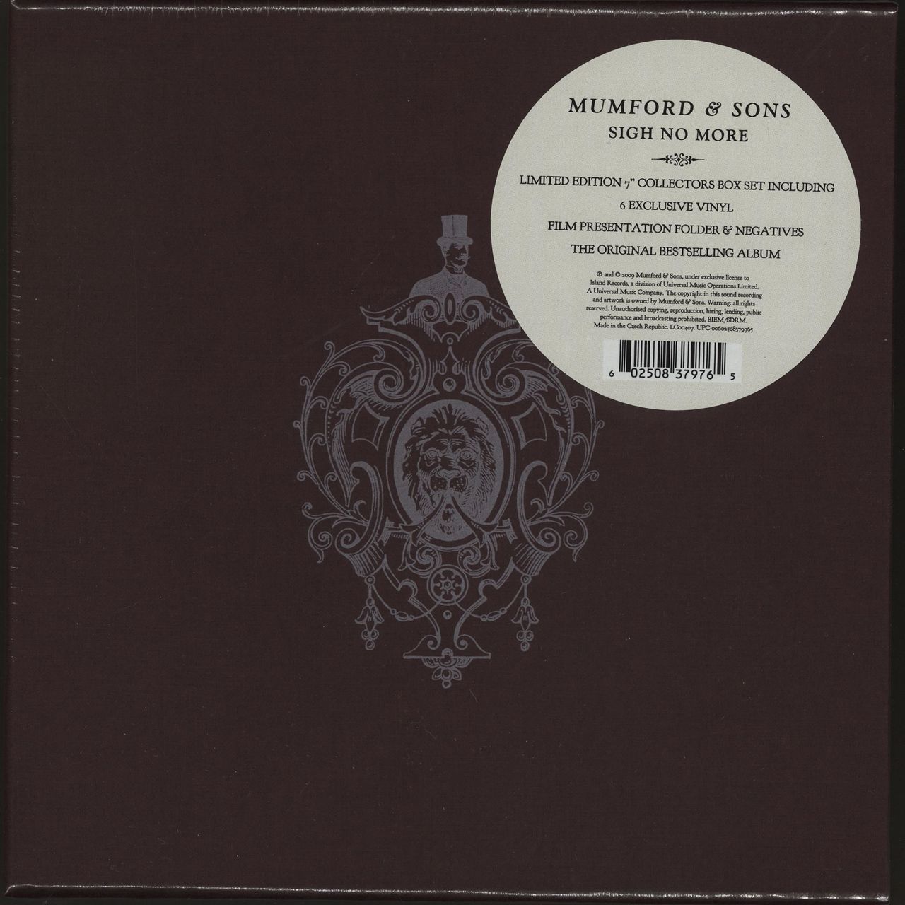 Mumford & Sons Sigh No More: Collectors Box - Sealed UK 7" box set